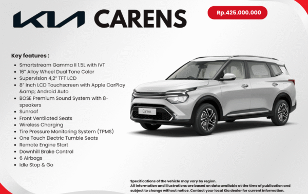 Harga Kia Carens Bandung